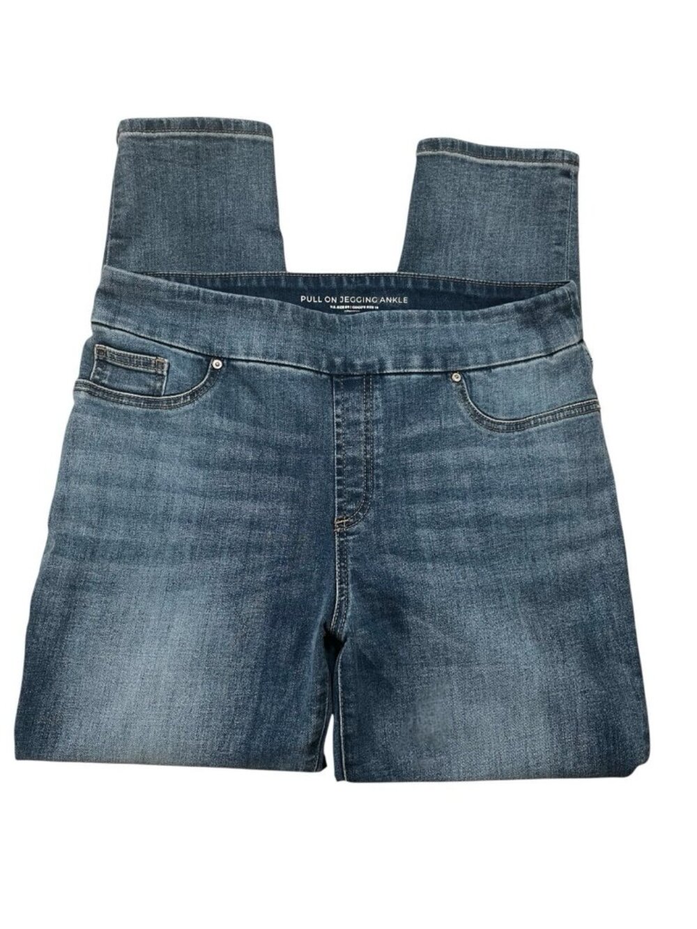 Chicos Pull On Jegging Stretch Jeans Women's 1(8)